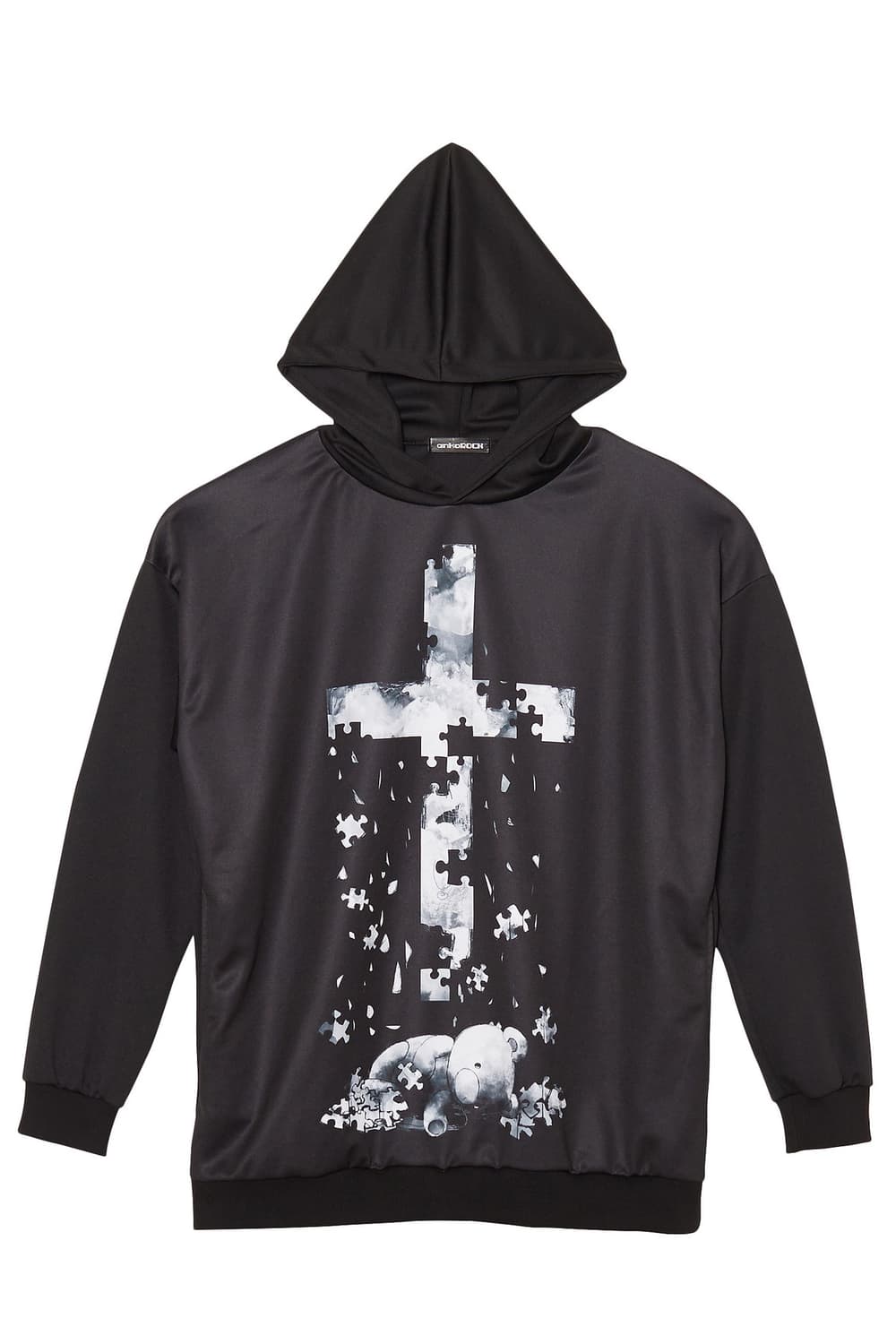 ankorock 유키무라 퇴폐 크로스 풀오버 파카 중성계 고스 일브 상품이미지2