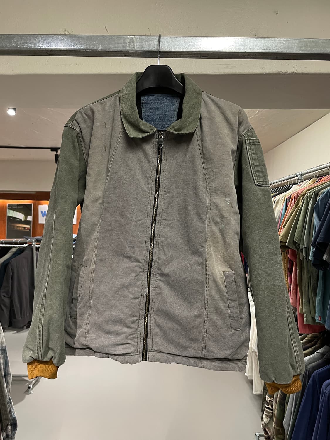 빈티지 리메이크 워크자켓 상품이미지3