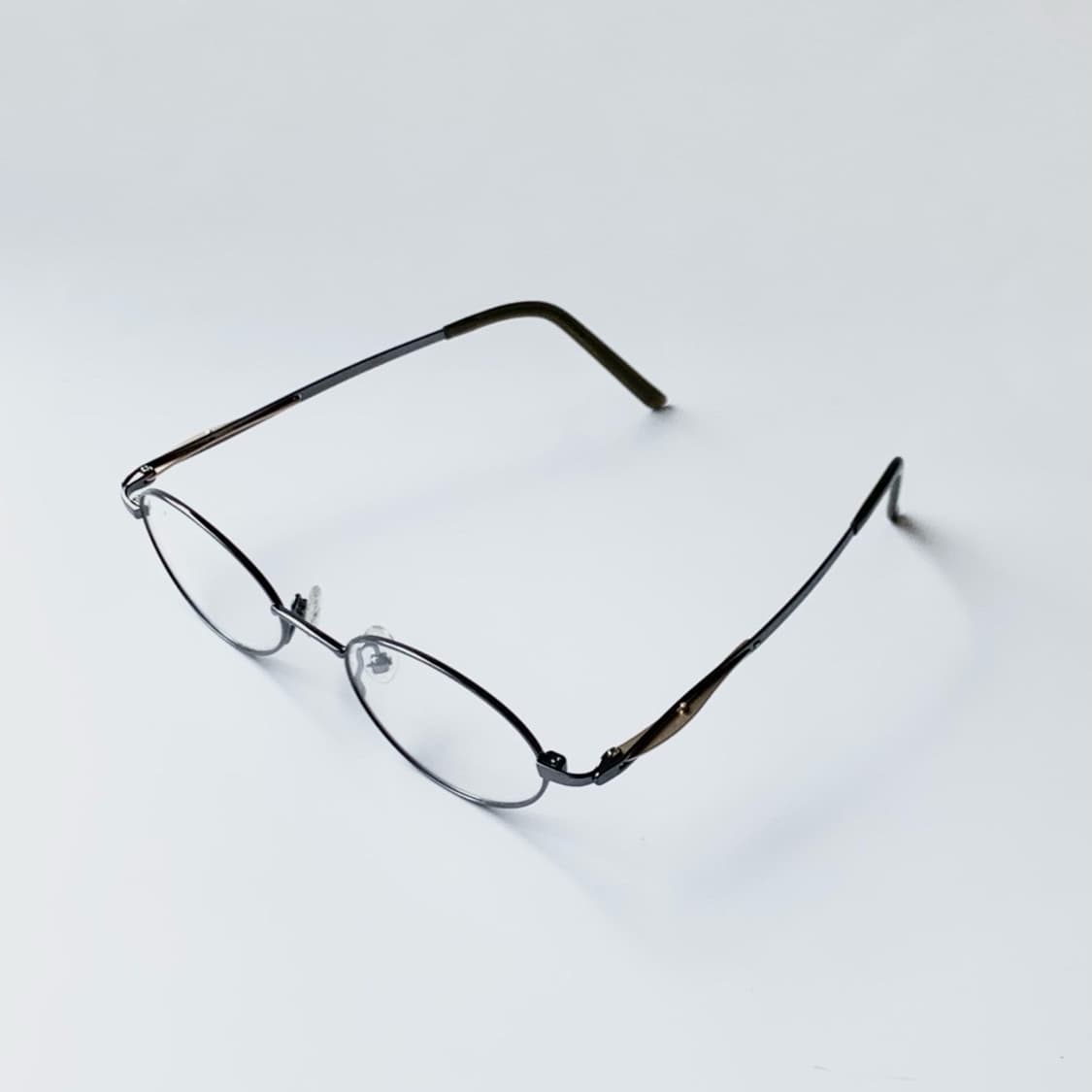 [픽키-694] 건메탈 풀프레임 오벌 안경 슬림 라운드 메탈 프레임 상품이미지3