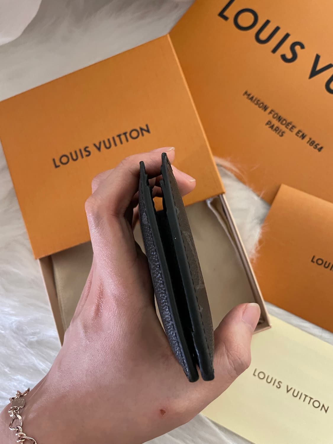 루이비통 모노그램 이클립스 반지갑 월렛 상품이미지3