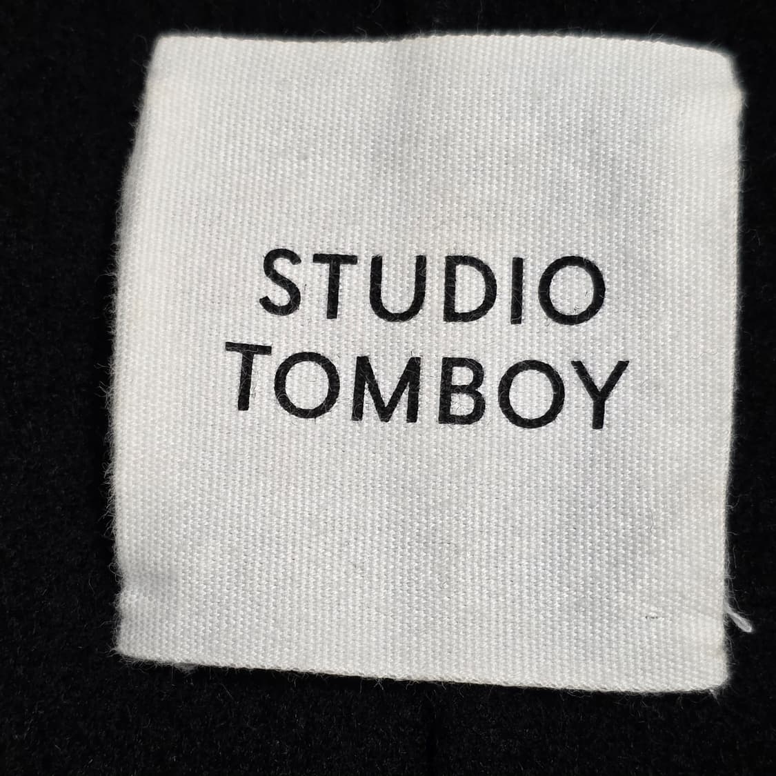 0728 STUDIO TOMBOY 울 블렌드 블랙 롱코트 (80-90-1 상품이미지5