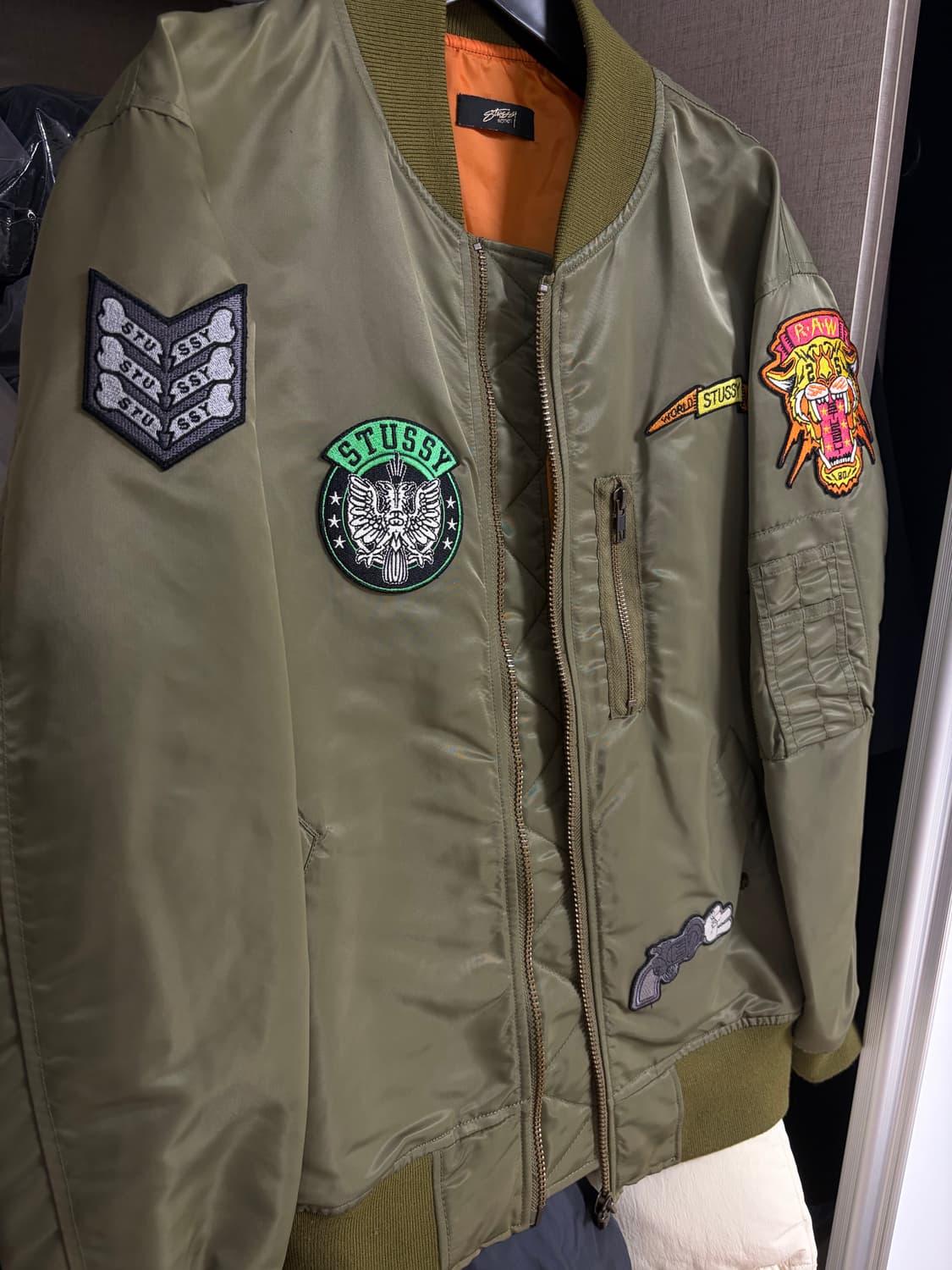 스투시 여성 항공점퍼 S사이즈 상품이미지2