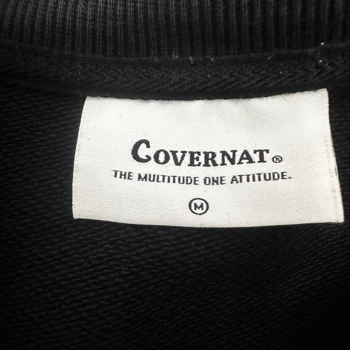 커버낫 맨투맨 블랙 95(M) 상품이미지4