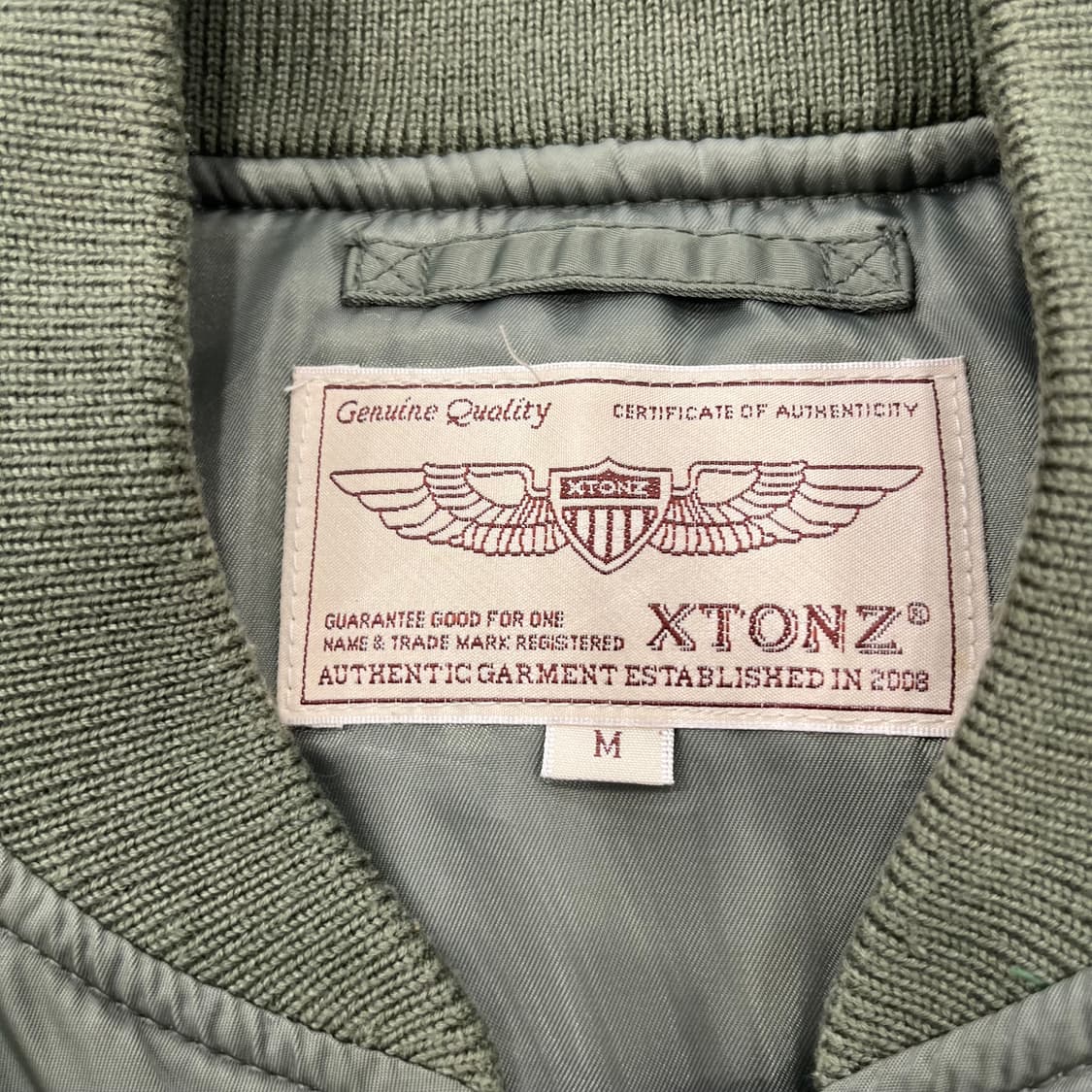 M XTONZ 플라잉 타이거즈 봄버 자켓 상품이미지7