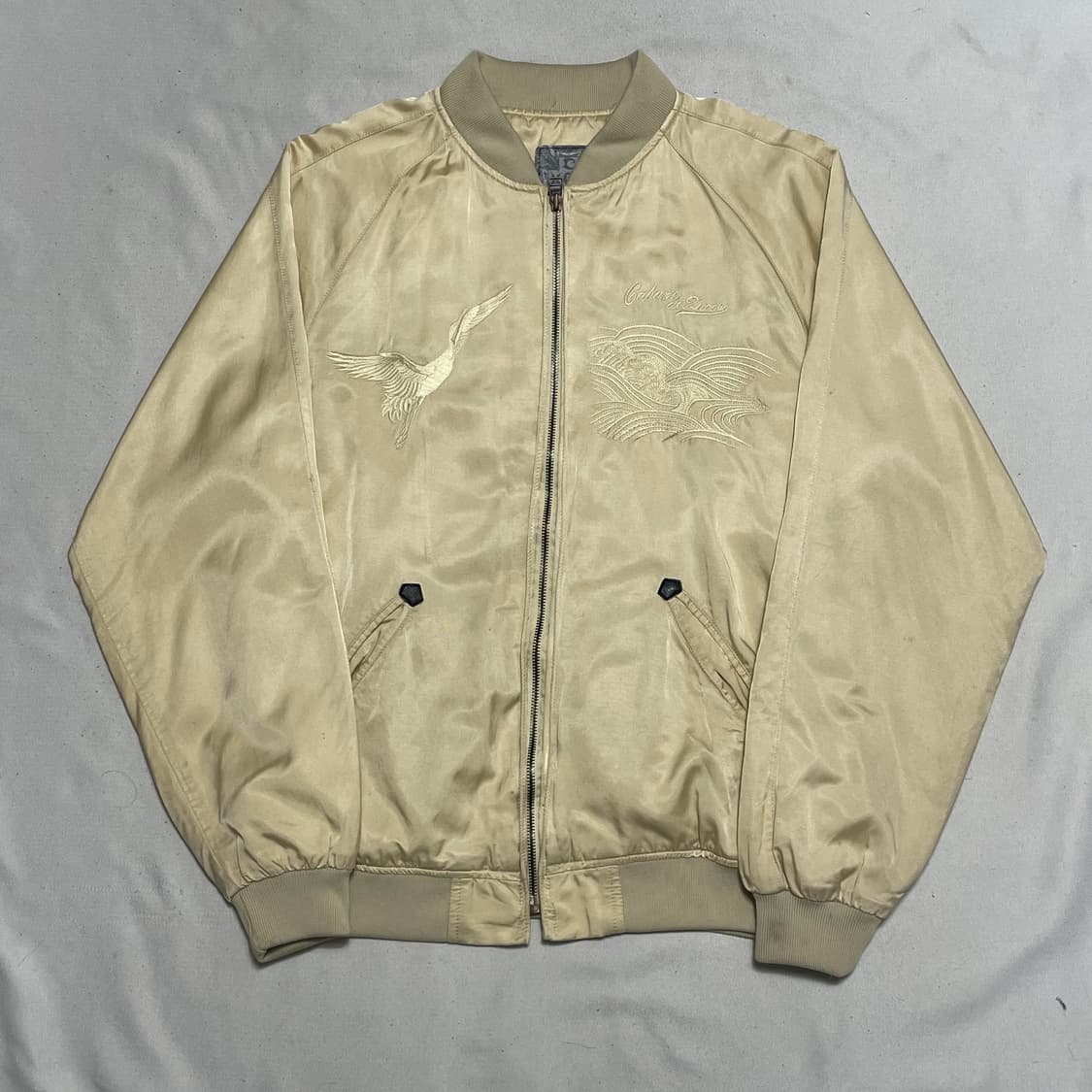 L 빈티지 학 자수 스카쟌 상품이미지2