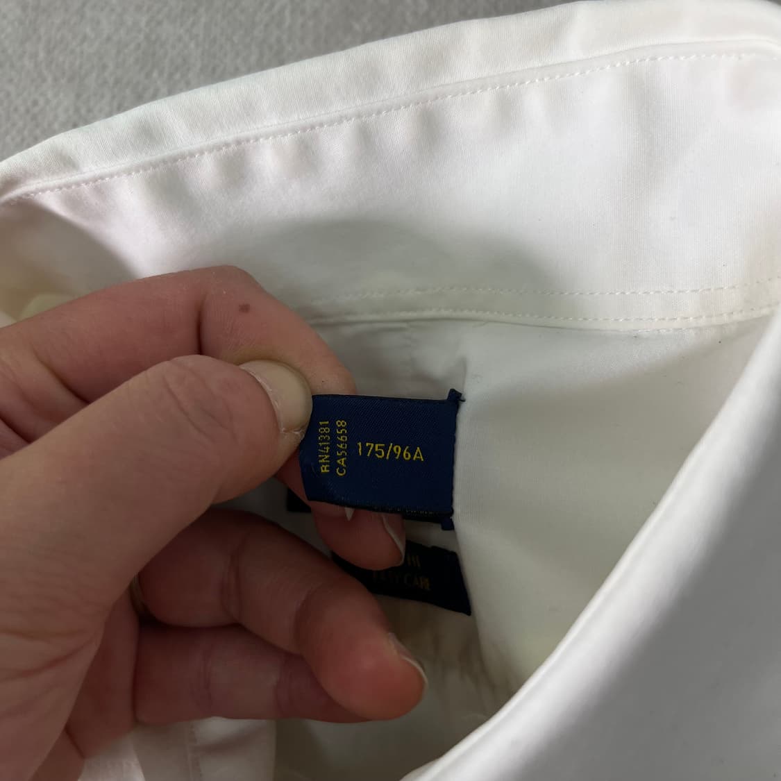 105 폴로랄프로렌 슬림핏 코튼 화이트 셔츠 상품이미지5