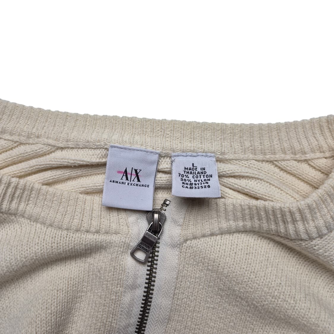 [L] 아르마니 익스체인지 지퍼디테일 골지니트 상품이미지6
