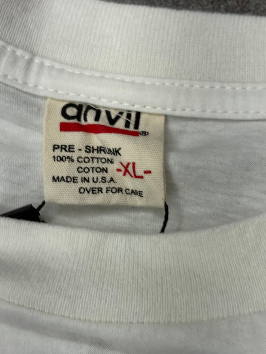 90s anvil tee on reprint NIRVANA 네버마인드 상품이미지9