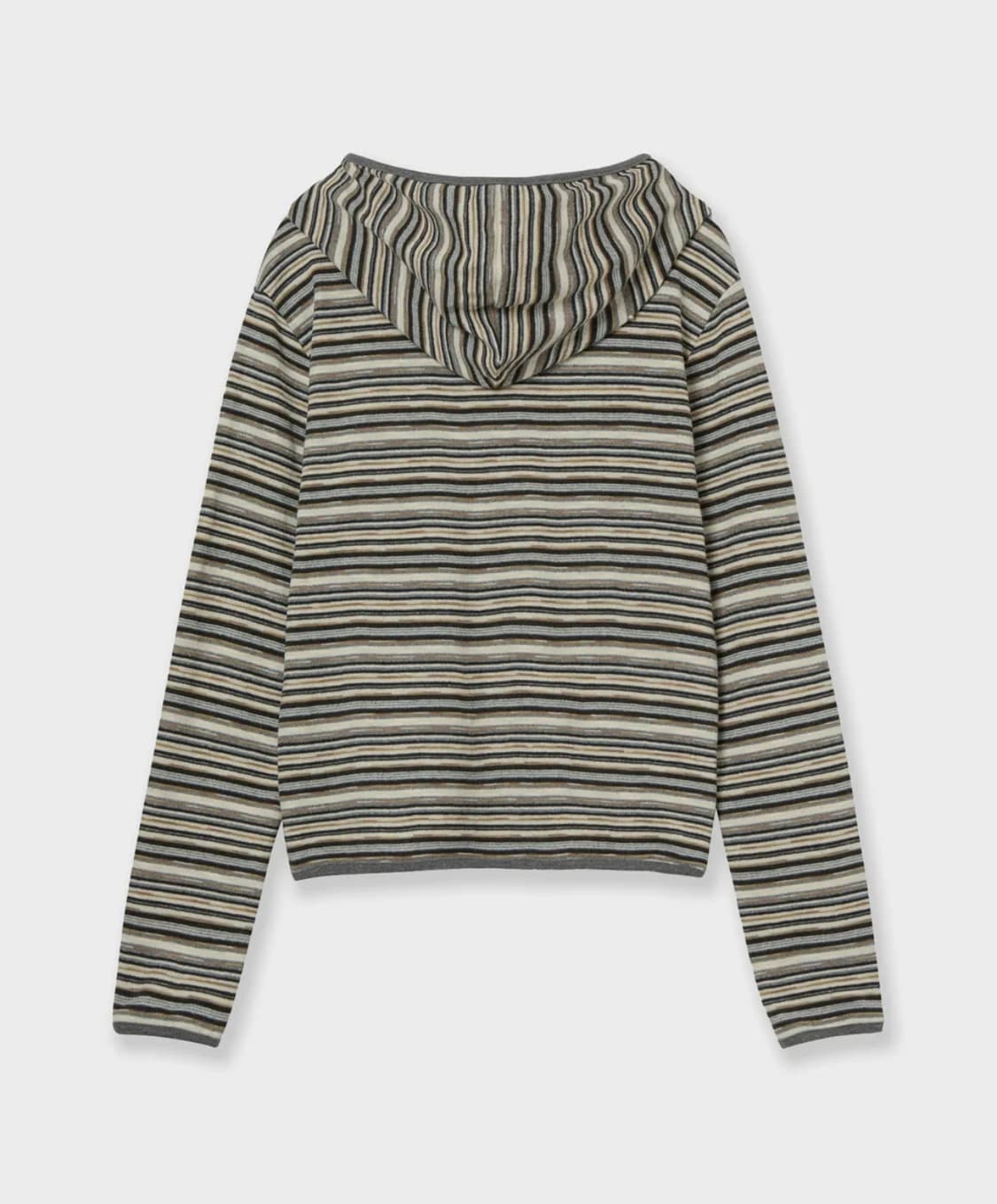 에이이에이이 스트라이프 니트 후디 [베이지] 상품이미지2