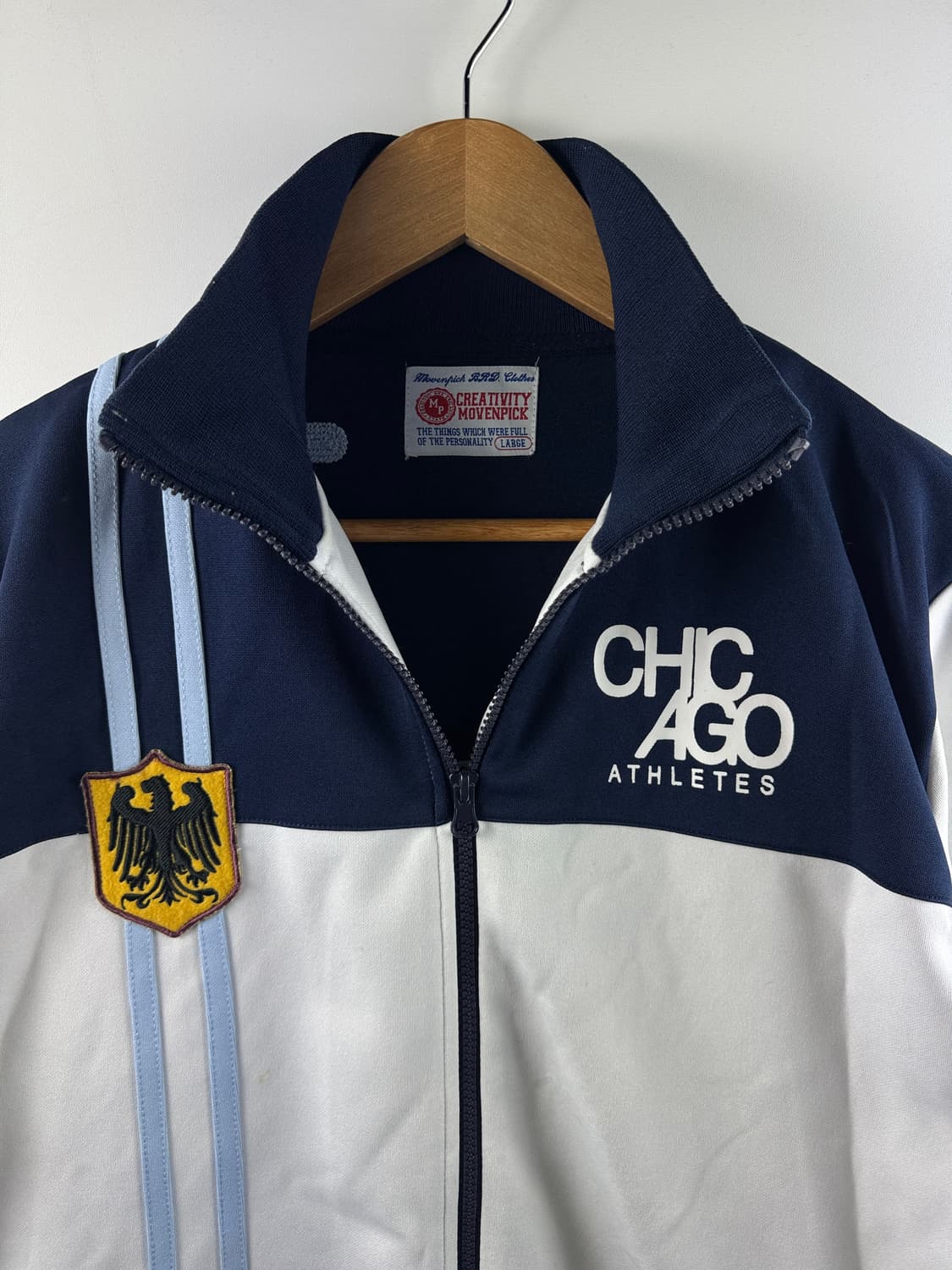 JPN 뫼벤픽 네이비 화이트 트랙탑져지1777 상품이미지2