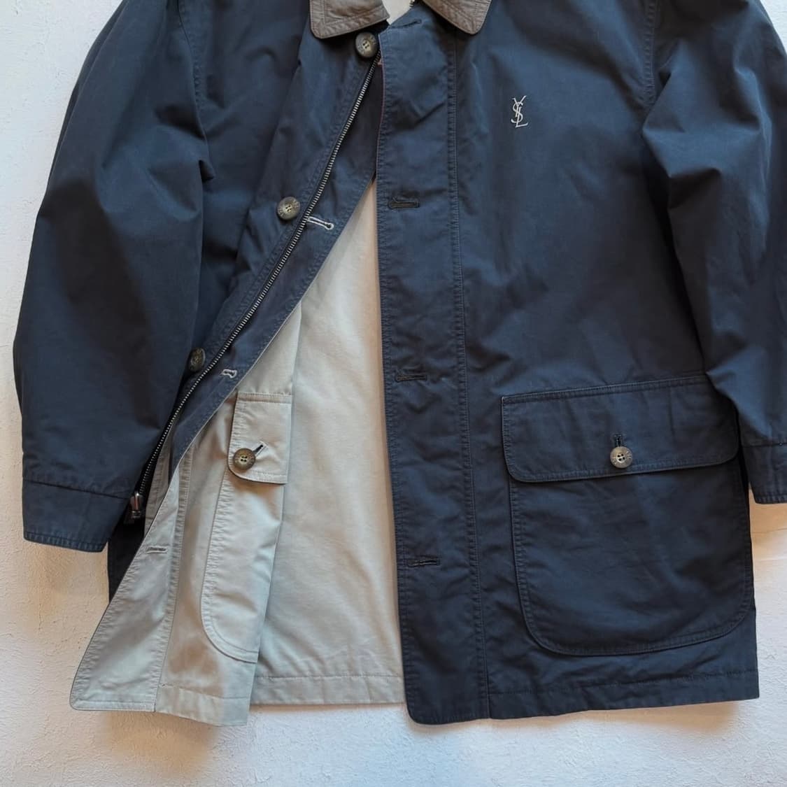 입생로랑 리버시블 사파리 자켓 상품이미지5