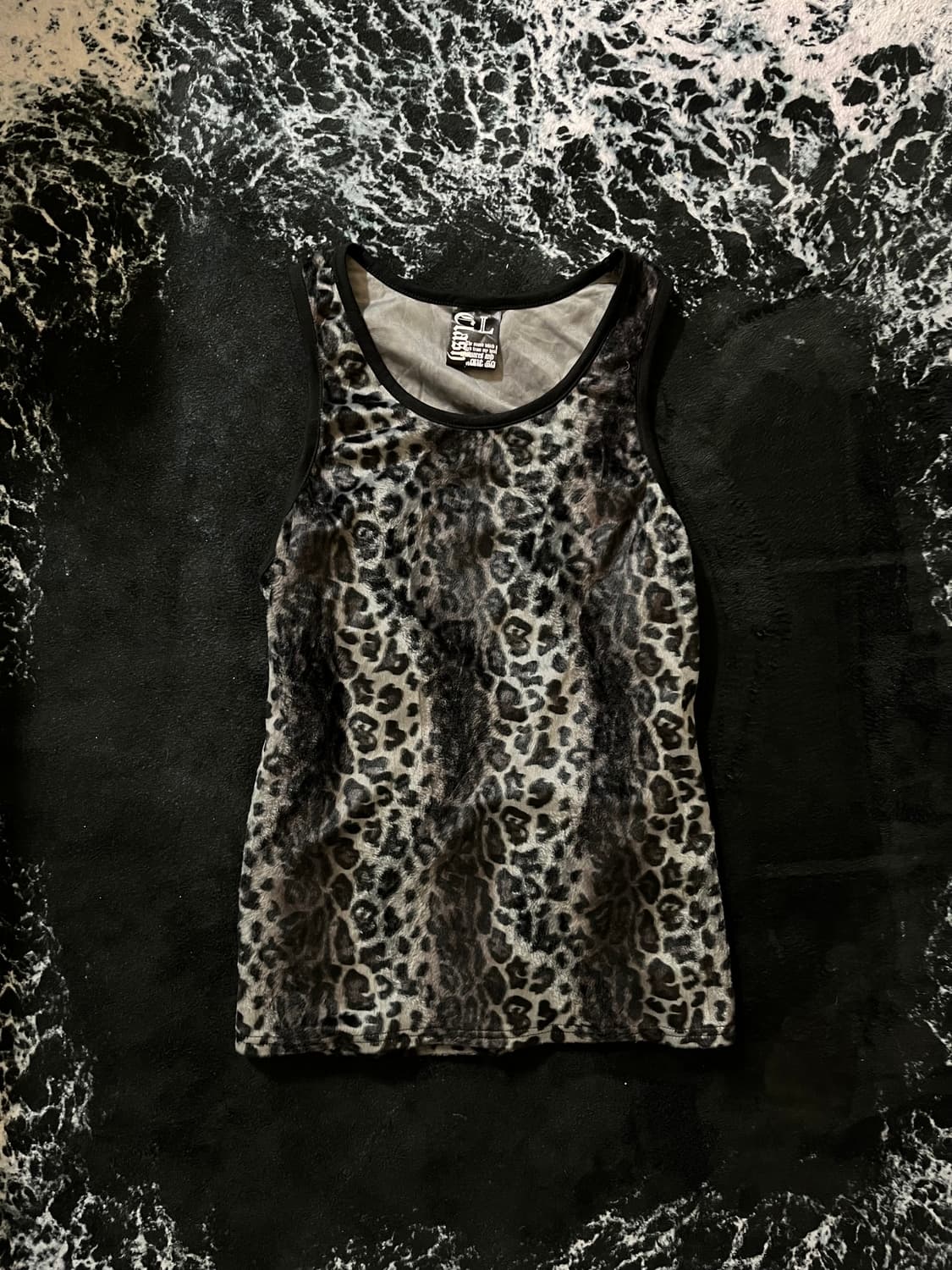 그레이 레오파드 나시 상품이미지1