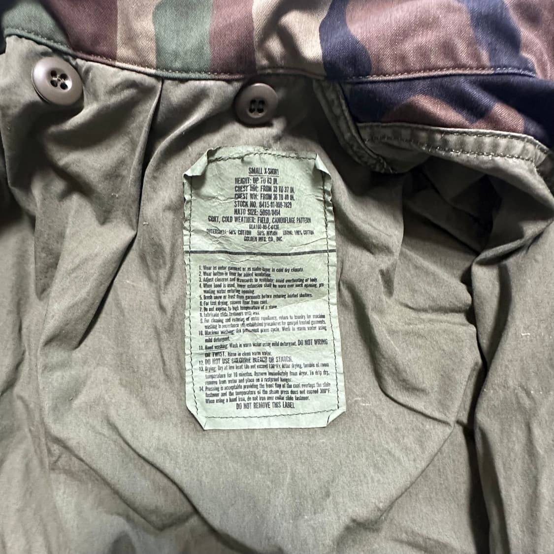 M-65 우드랜드 카모 필드 자켓 상품이미지3