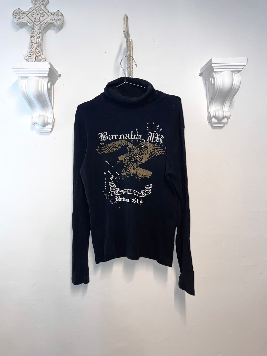 Vintage Gothic Turtleneck Long Sleeve 상품이미지3