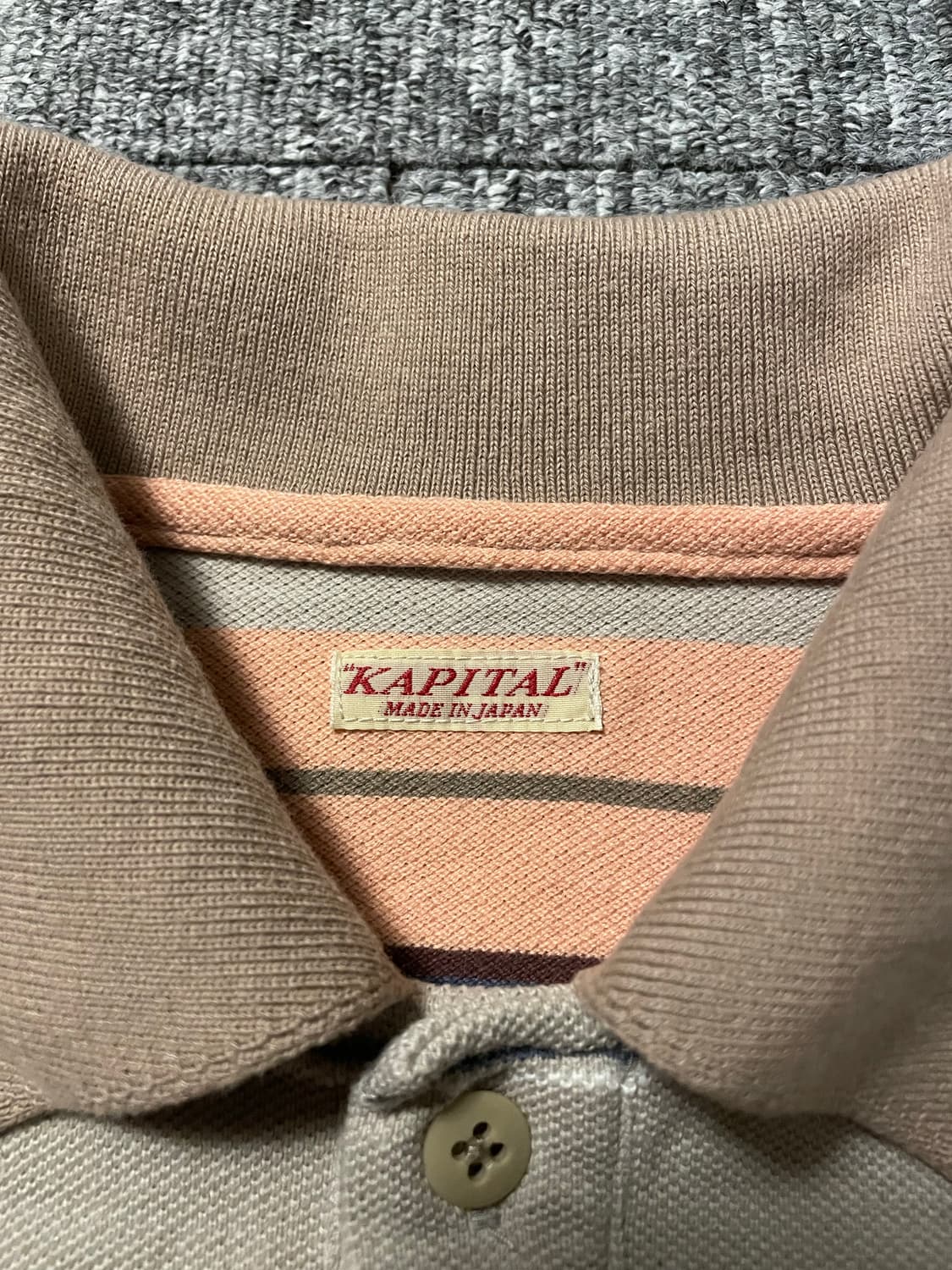 캐피탈 멀티 보더 레트로 폴로 셔츠 [4] 상품이미지5