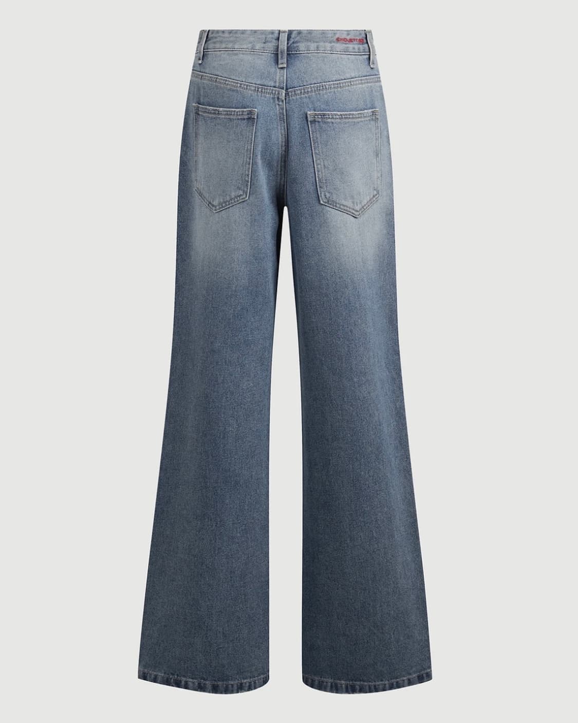 럭키슈에뜨 low rise washing wide denim pants 상품이미지4