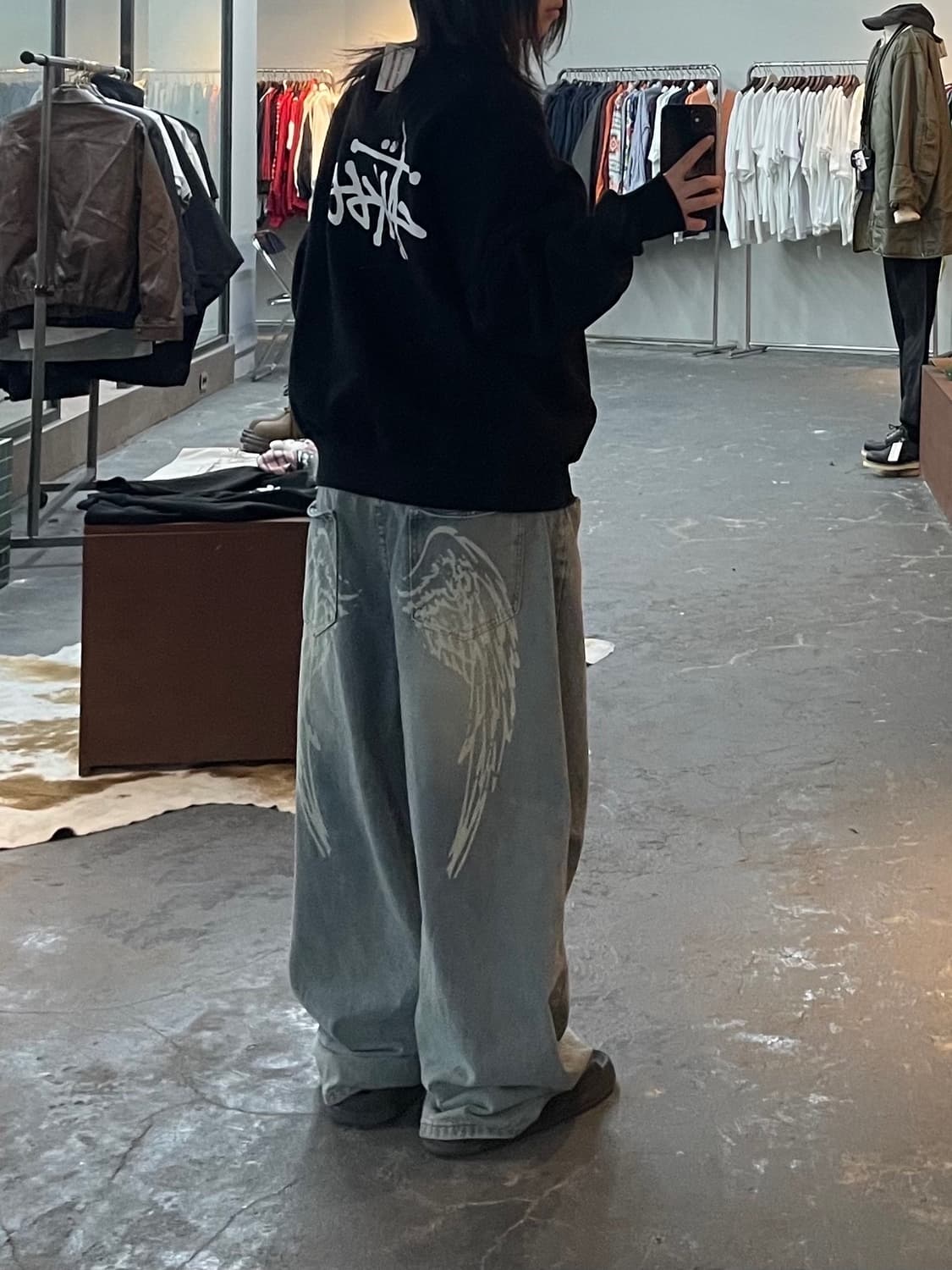 스투시 베이직 크루넥 맨투맨 H1688 상품이미지2