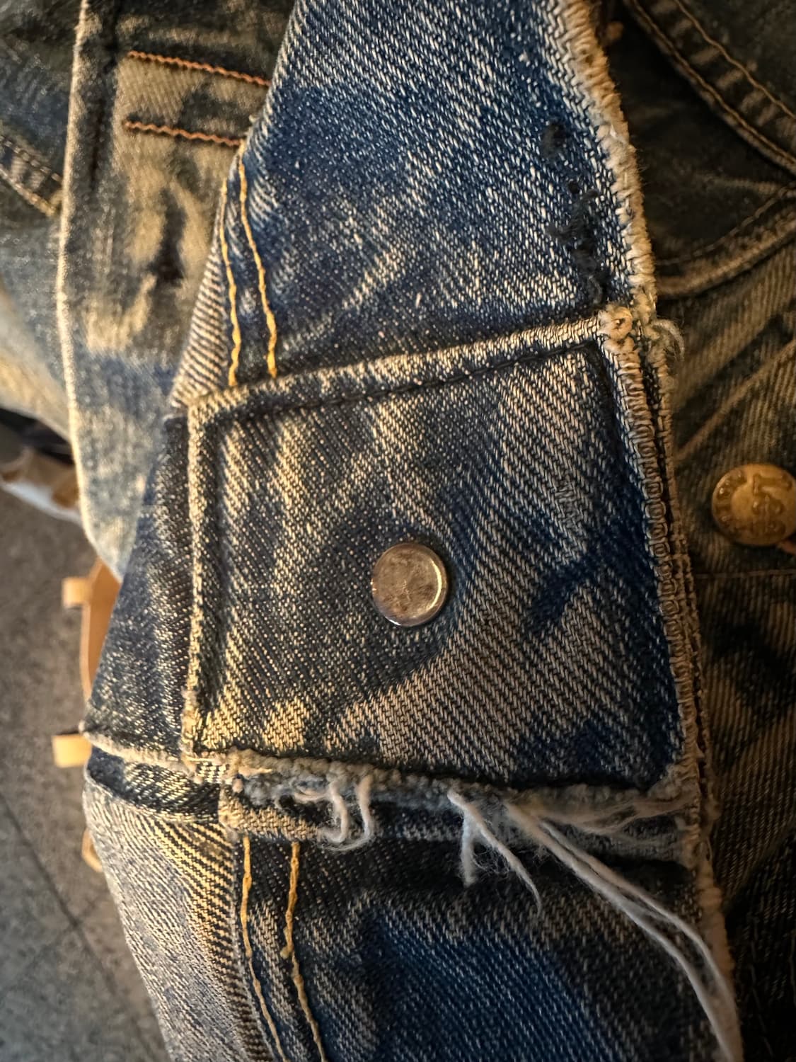 60s USA LEE 빈티지 리 101-J 데님 자켓 101J 상품이미지10