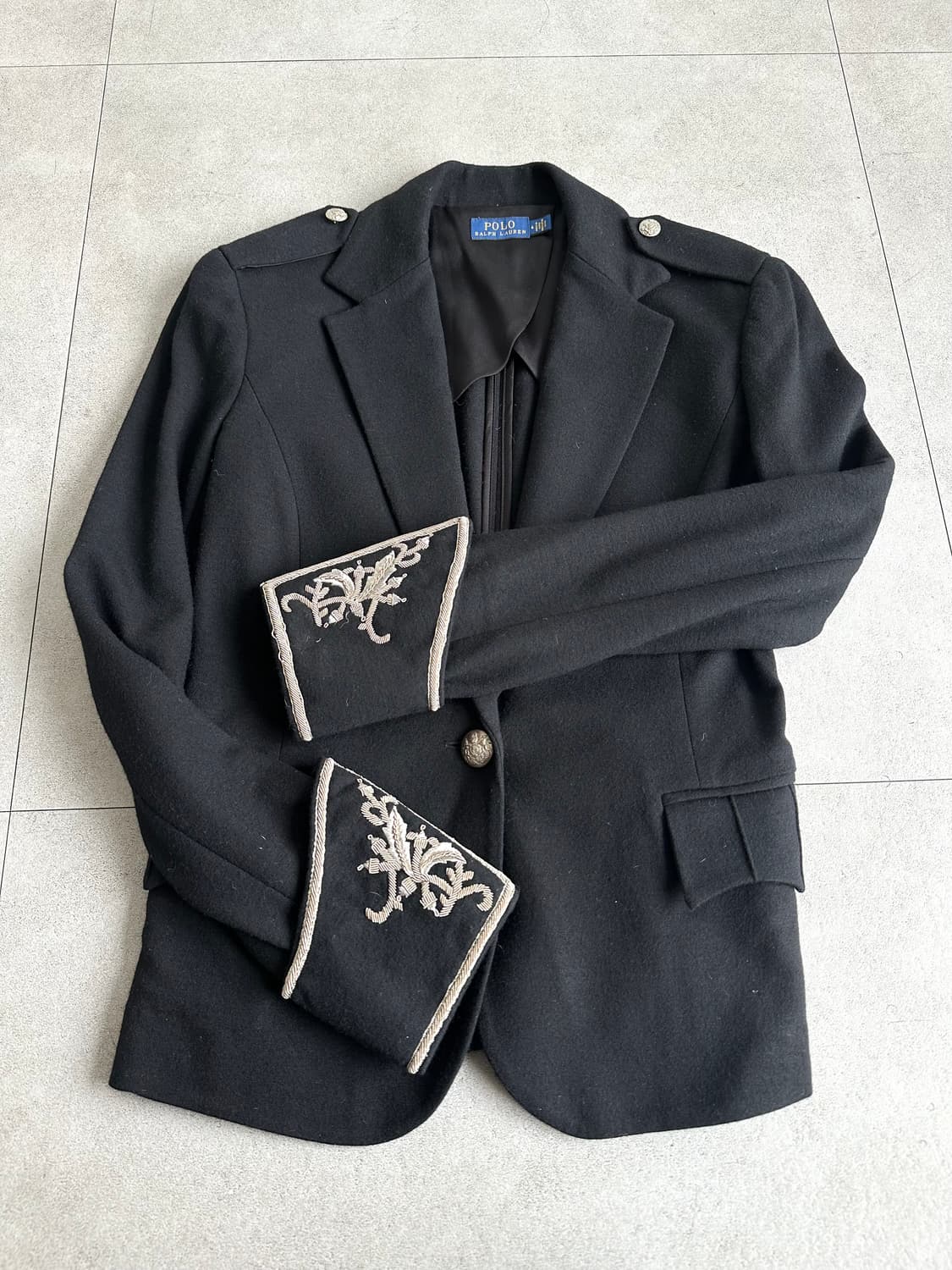 폴로 랄프로렌 나폴레옹 견장 자수 블레이저 상품이미지5