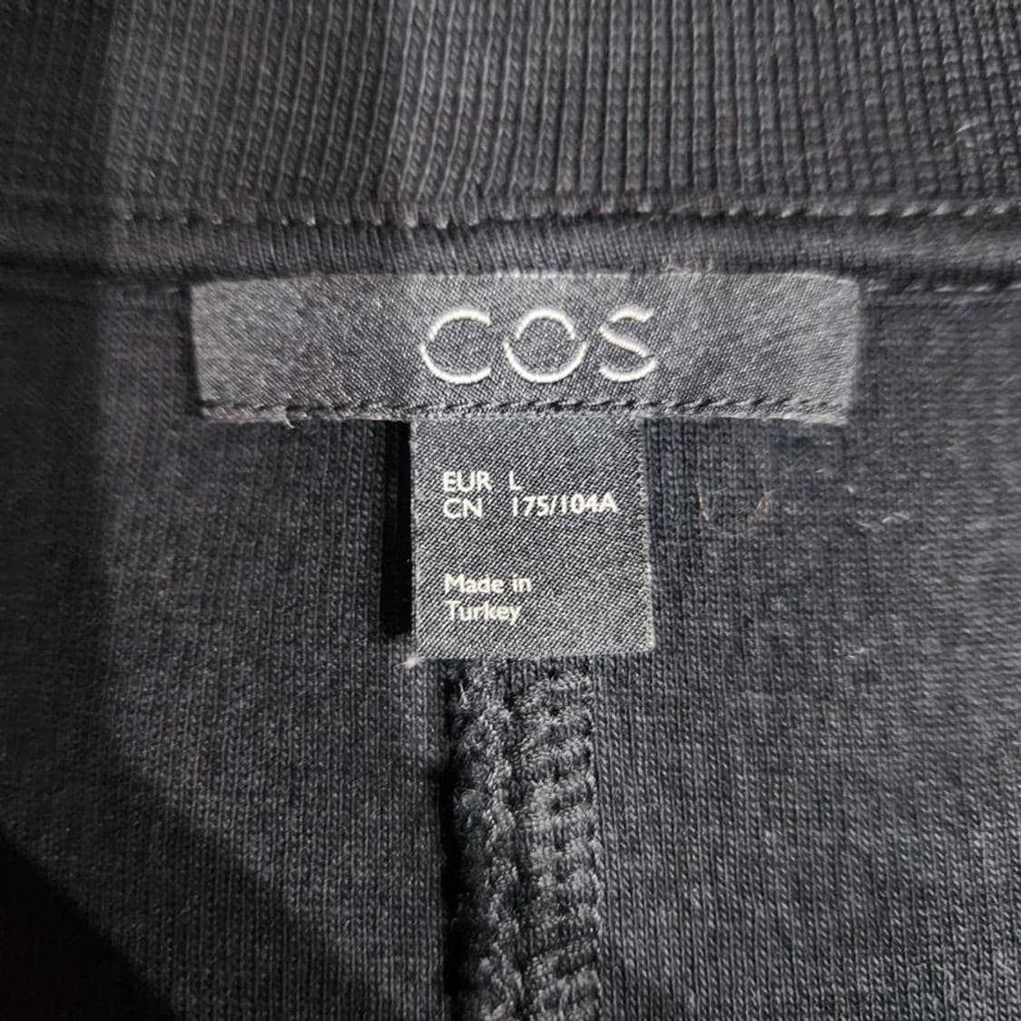 [남L]COS 블랙 라인 스웻 셔츠[Y5C-100] 상품이미지7