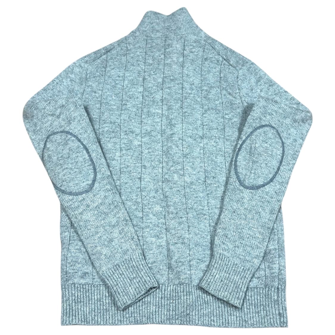 바배) 타미 힐피거 소매 로고 니트집업 상품이미지2