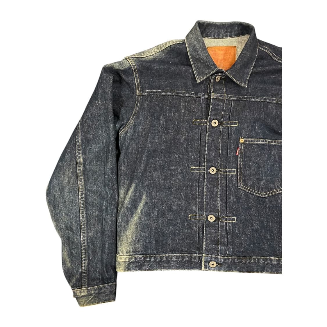 L) 리바이스 90s JPN 71506XX 타입 1st 빅E 데님 자켓  상품이미지3