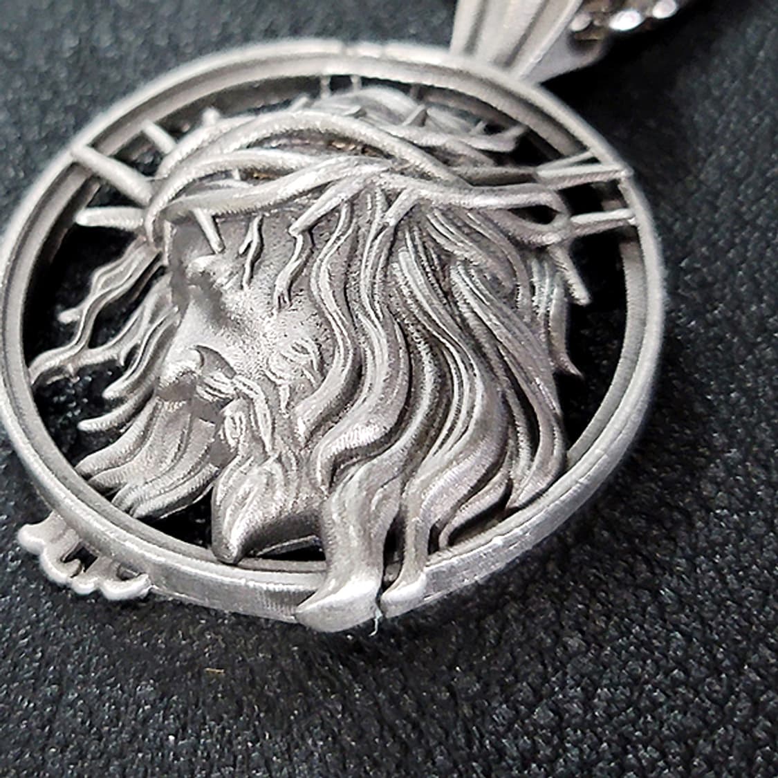 예슈아 주석 천주교 기독교 펜던트 클래식 예수 남자 목걸이 상품이미지2