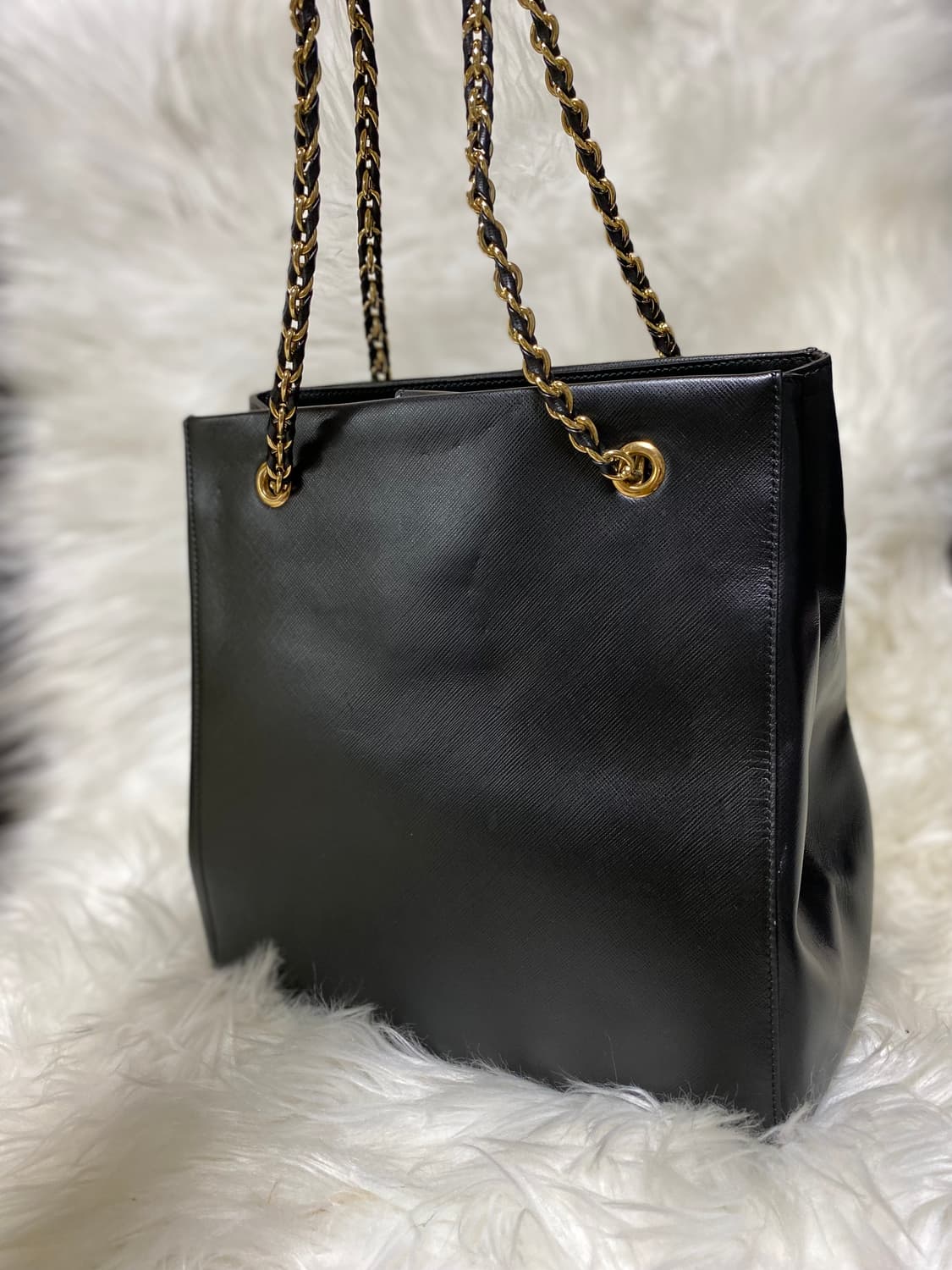 페라가모 블랙 체인 숄더백 상품이미지5