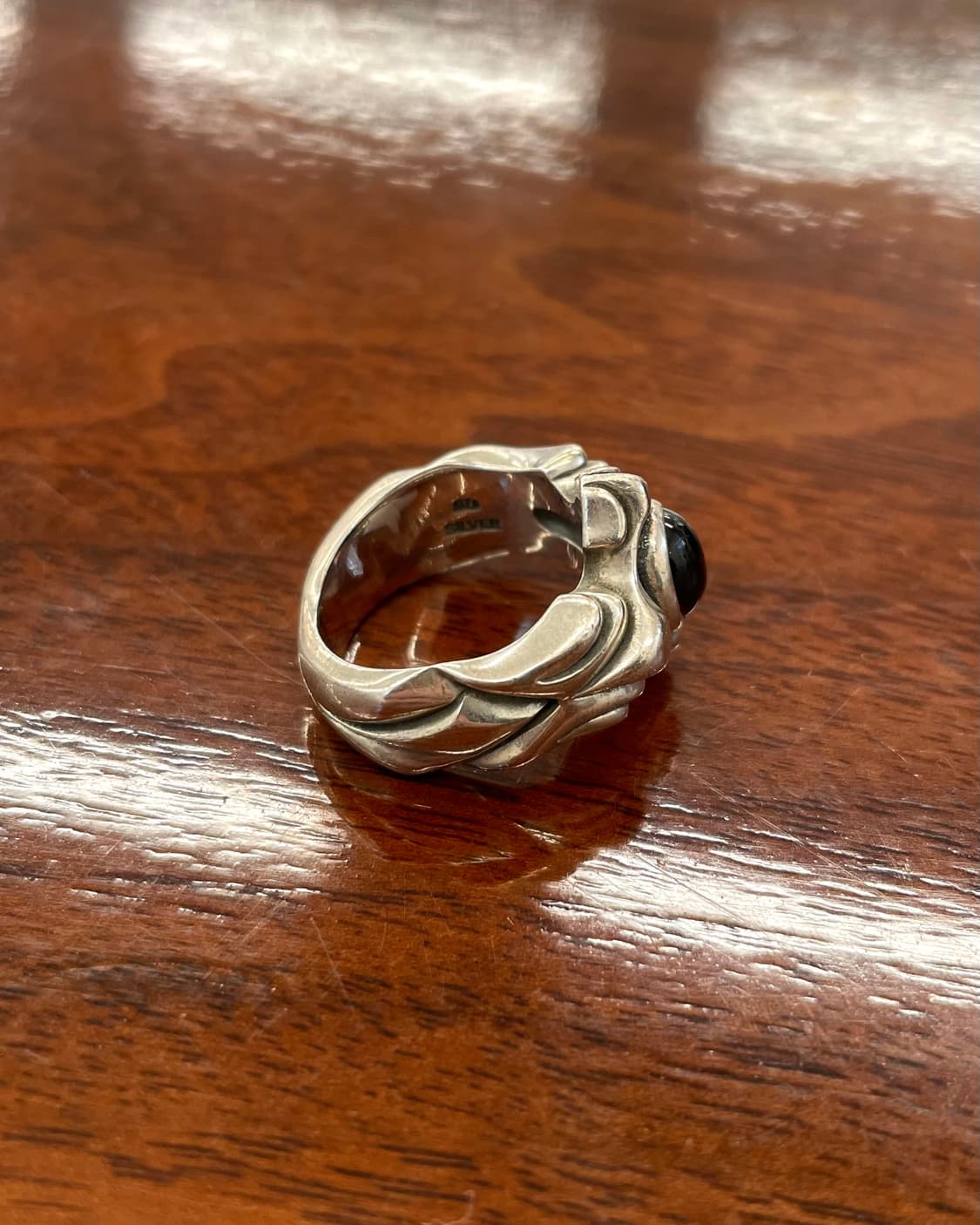 925 실버 블랙 오닉스 반지 상품이미지7