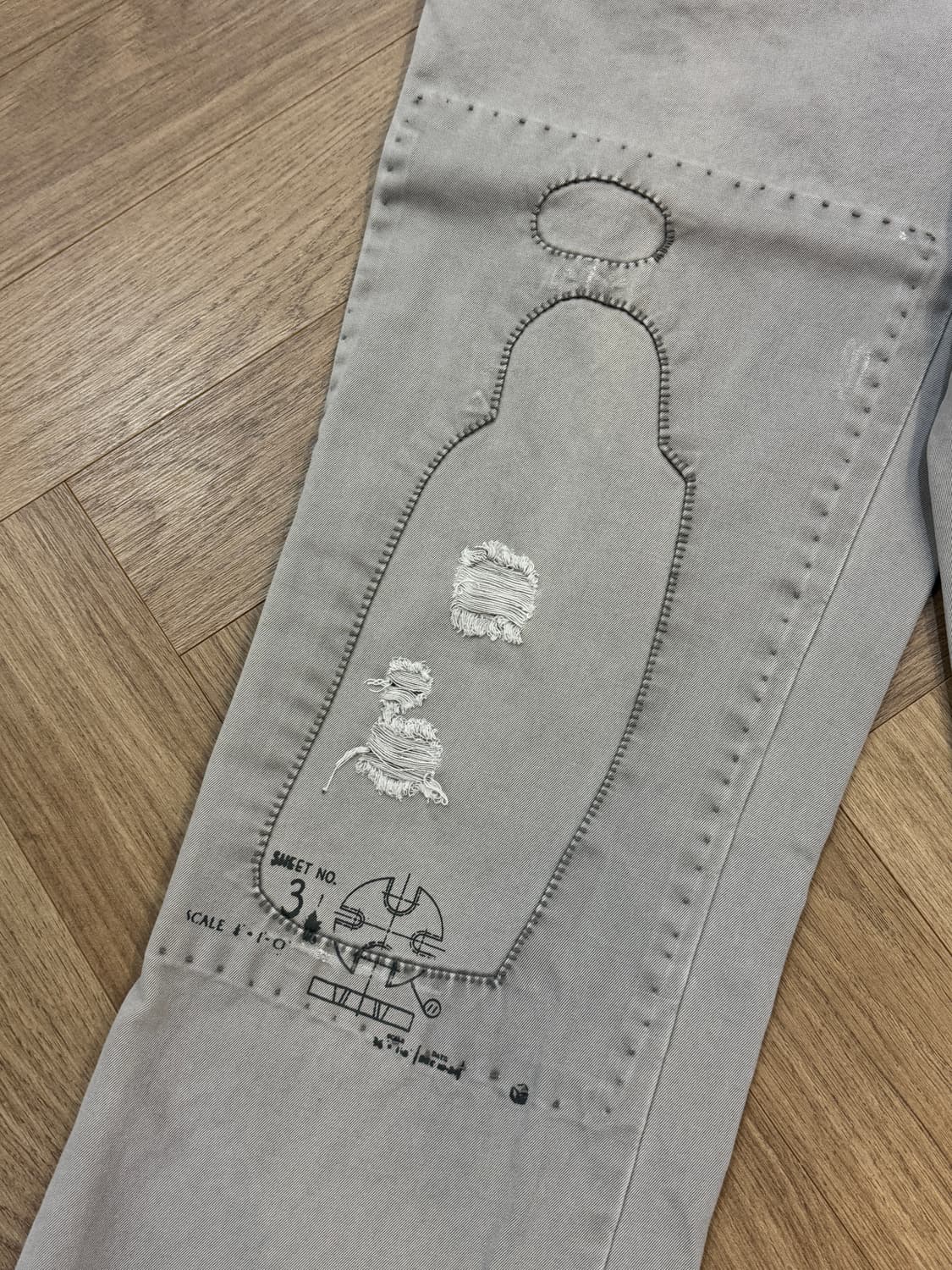 폴로랄프로렌 데미지 프린팅 치노팬츠 - 32사이즈 상품이미지5