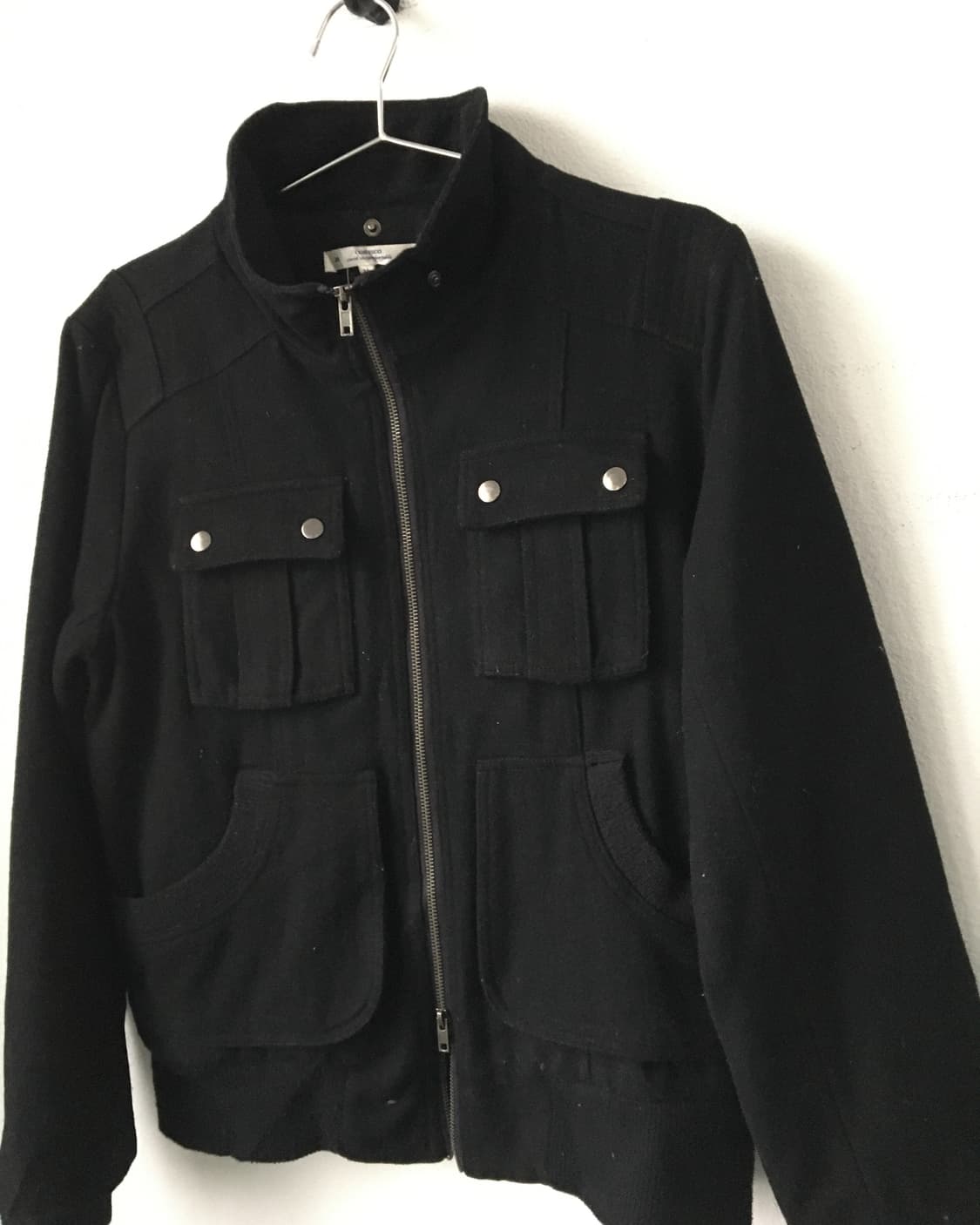 Pocket point woolen high neck jacket 상품이미지4