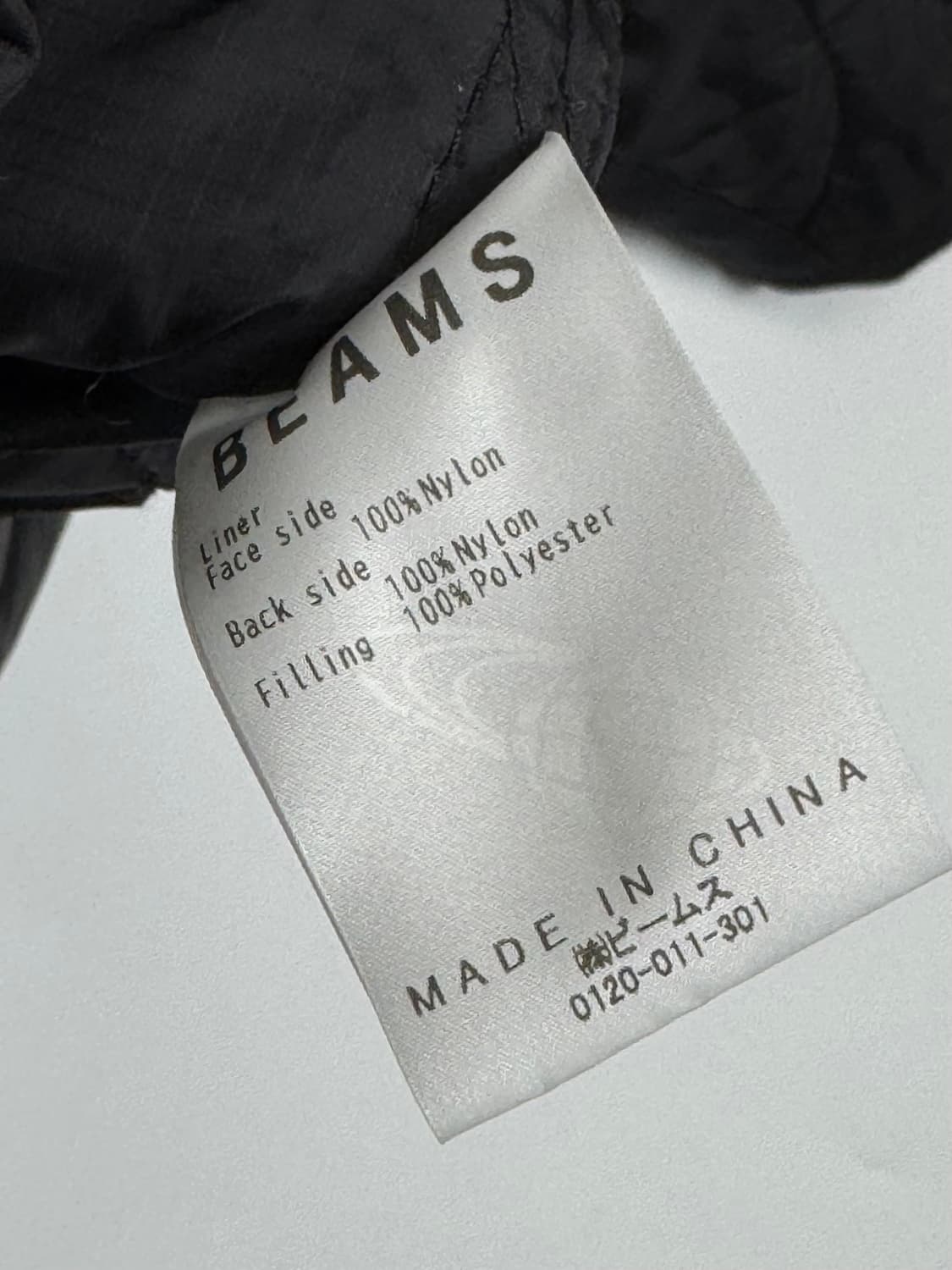 빔즈 경량패딩 라이너 퀼팅 자켓 블랙 L 상품이미지5