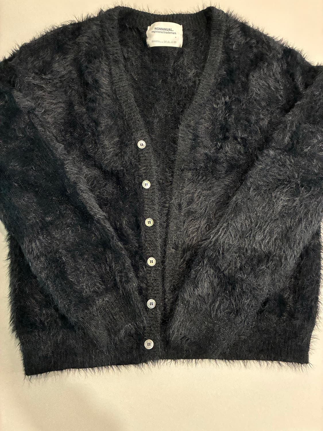 nomanual 앙고라 가디건 상품이미지1