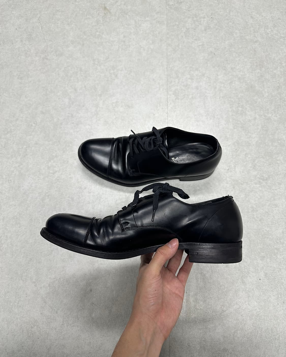 프라다 레더 더비 슈즈 상품이미지9