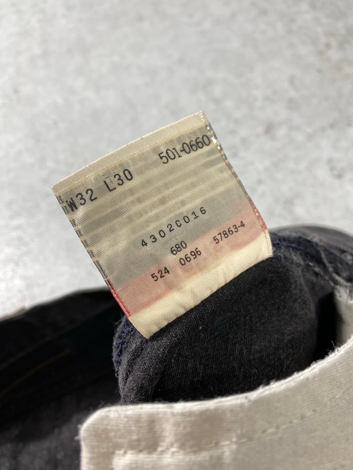 [30] 90s USA 리바이스 501 레귤러핏 흑청 데님팬츠 상품이미지10