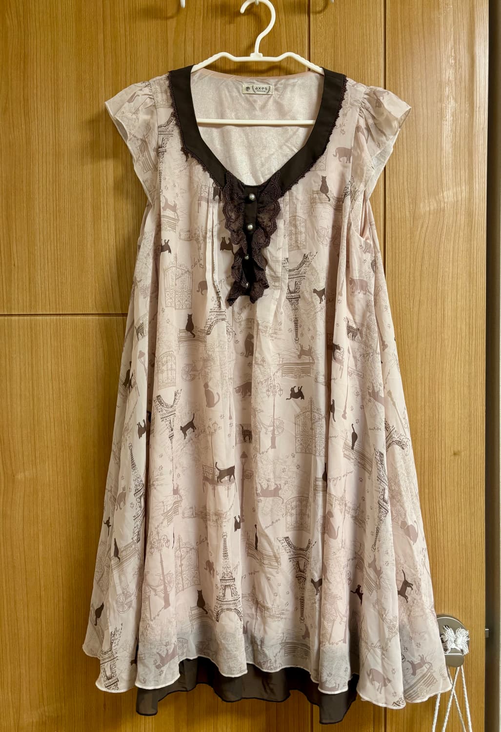 axes femme 고양이 미니원피스 상품이미지1