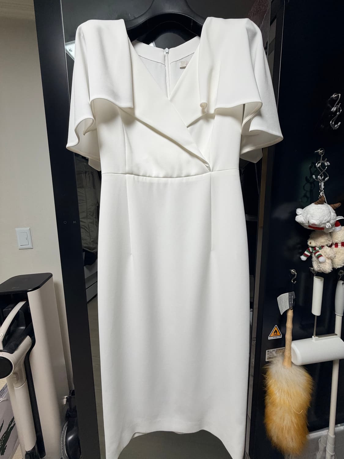 피로연, 연회장 원피스(지코트 러플 숄더 디테일 원피스) 상품이미지1