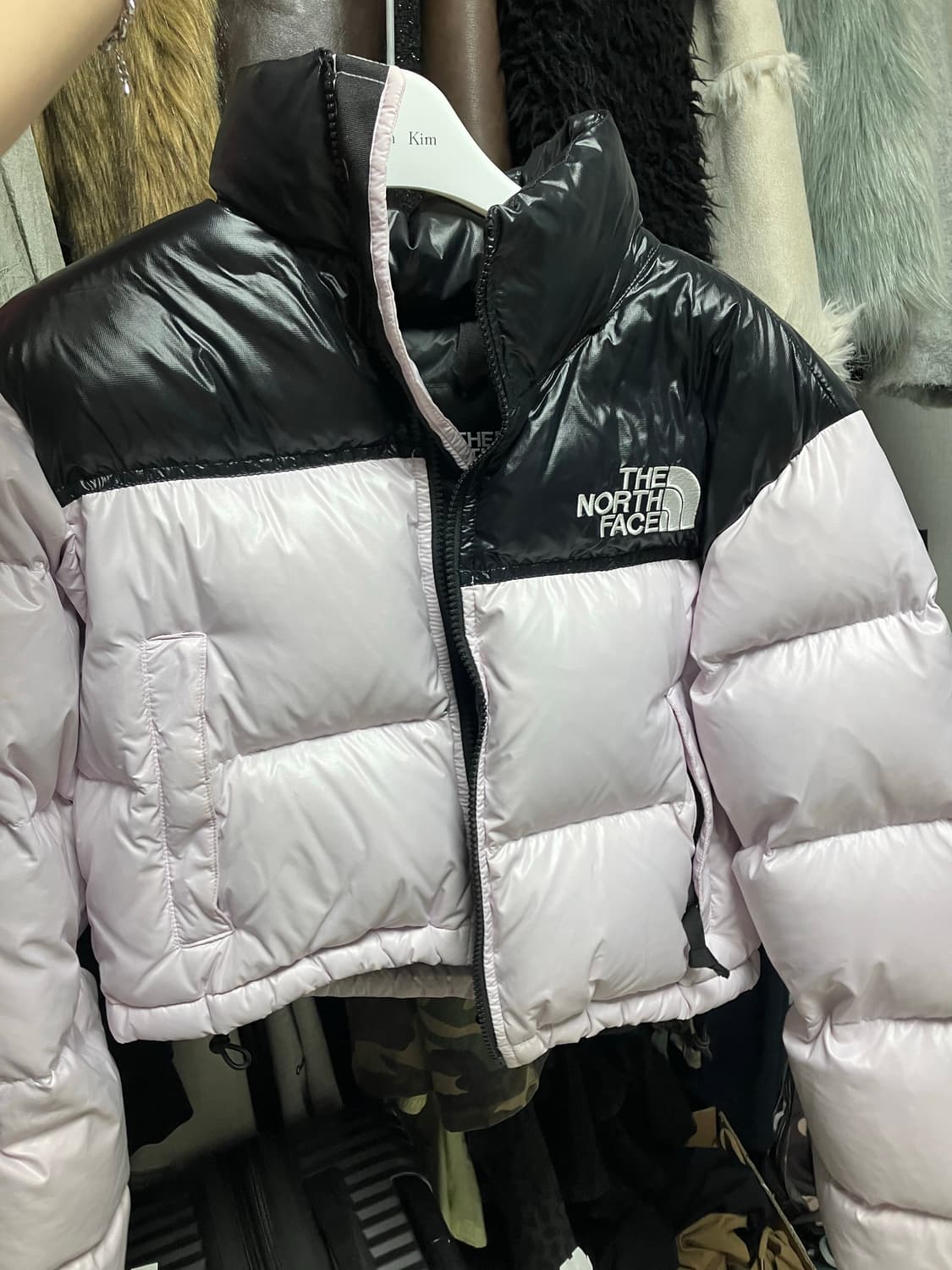 노스페이스 여성 크롭패딩 상품이미지1