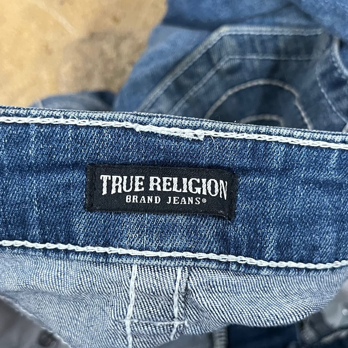 [정품/28] 트루릴리젼 블루 데님 청바지 b18 상품이미지4