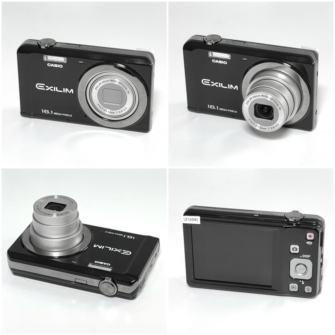 카시오 엑슬림 EX-Z28 / ZS6 블랙 빈티지디카 상품이미지3