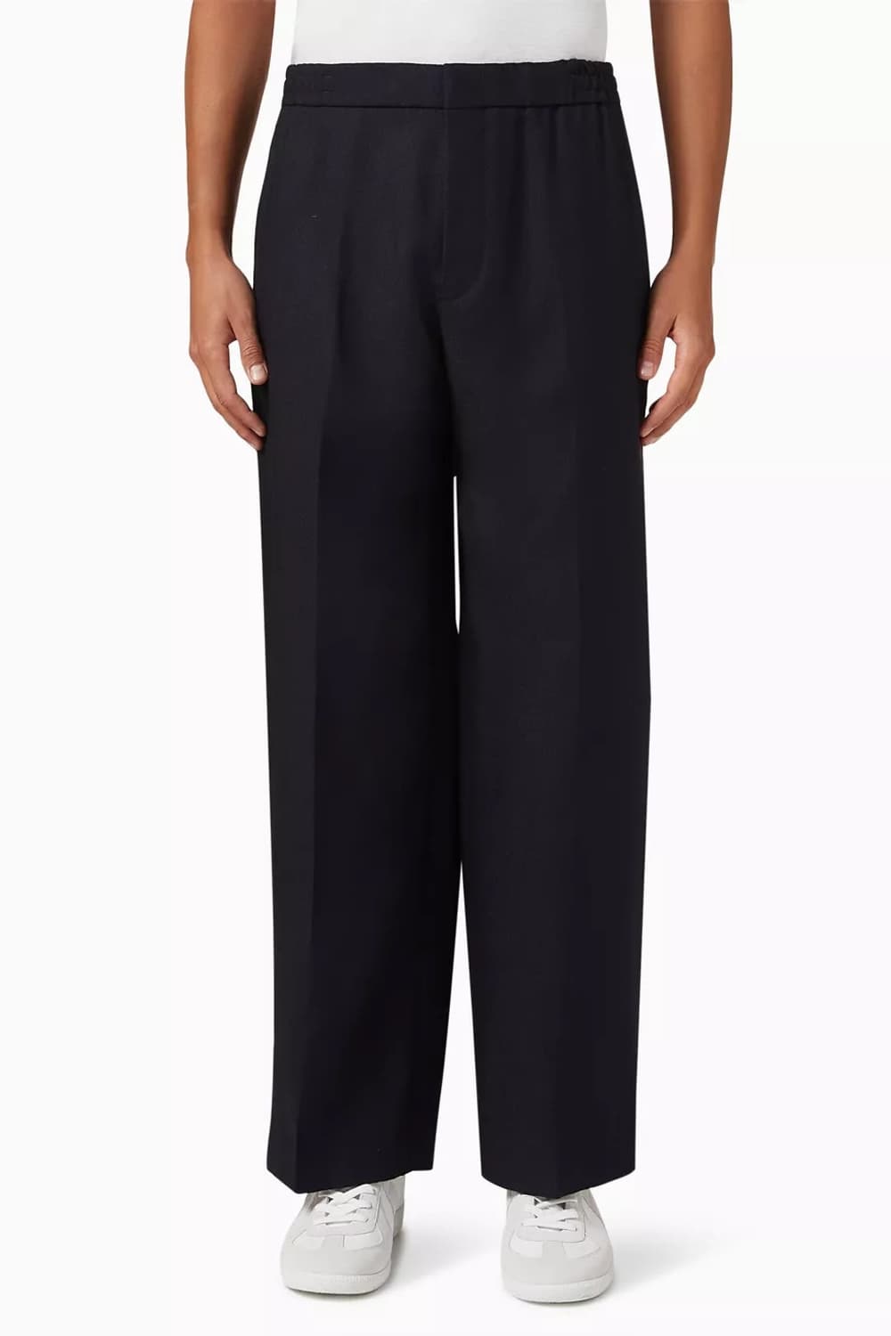 COS 코스 테일러 울 플란넬 트랙팬츠 네이비 52 상품이미지1