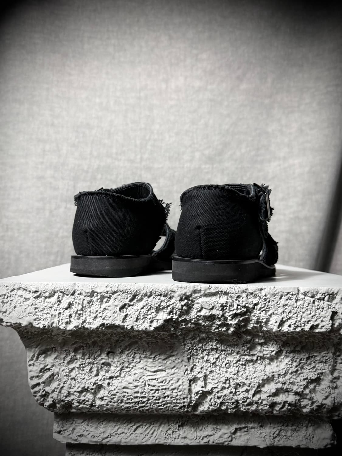 Yohji Yamamoto Pour Homme Frayed Sandals 상품이미지9
