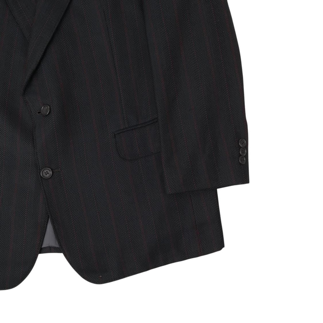 입생로랑 헤링본 울 블레이저 2B 자켓 상품이미지4
