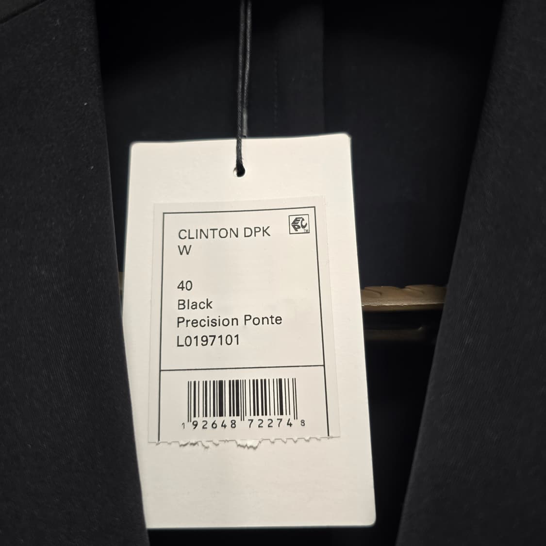 띠어리 프레시젼 폰테 수트 40/31 상품이미지3