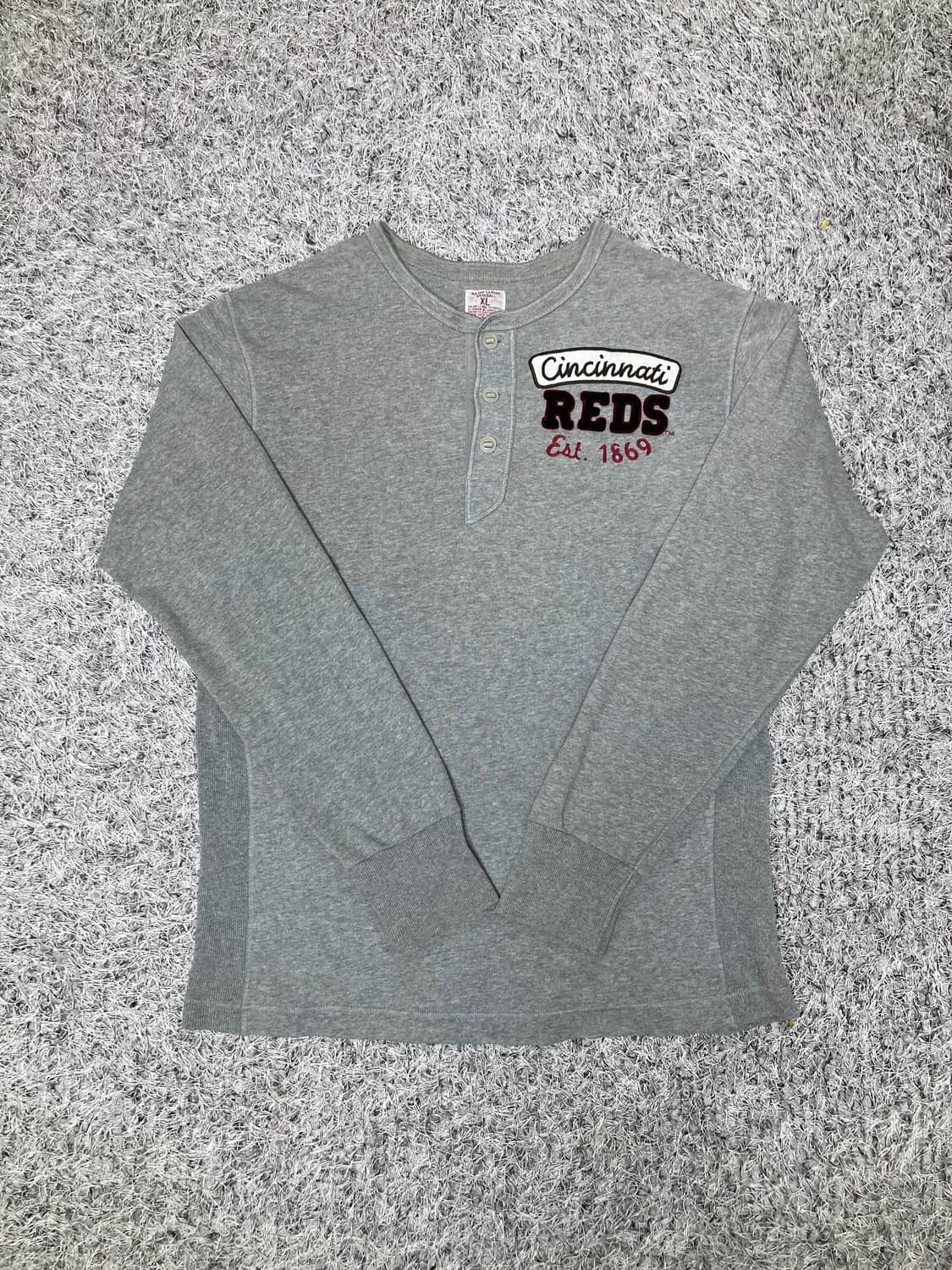USA vtg 베이스볼 헨리넥 상품이미지1