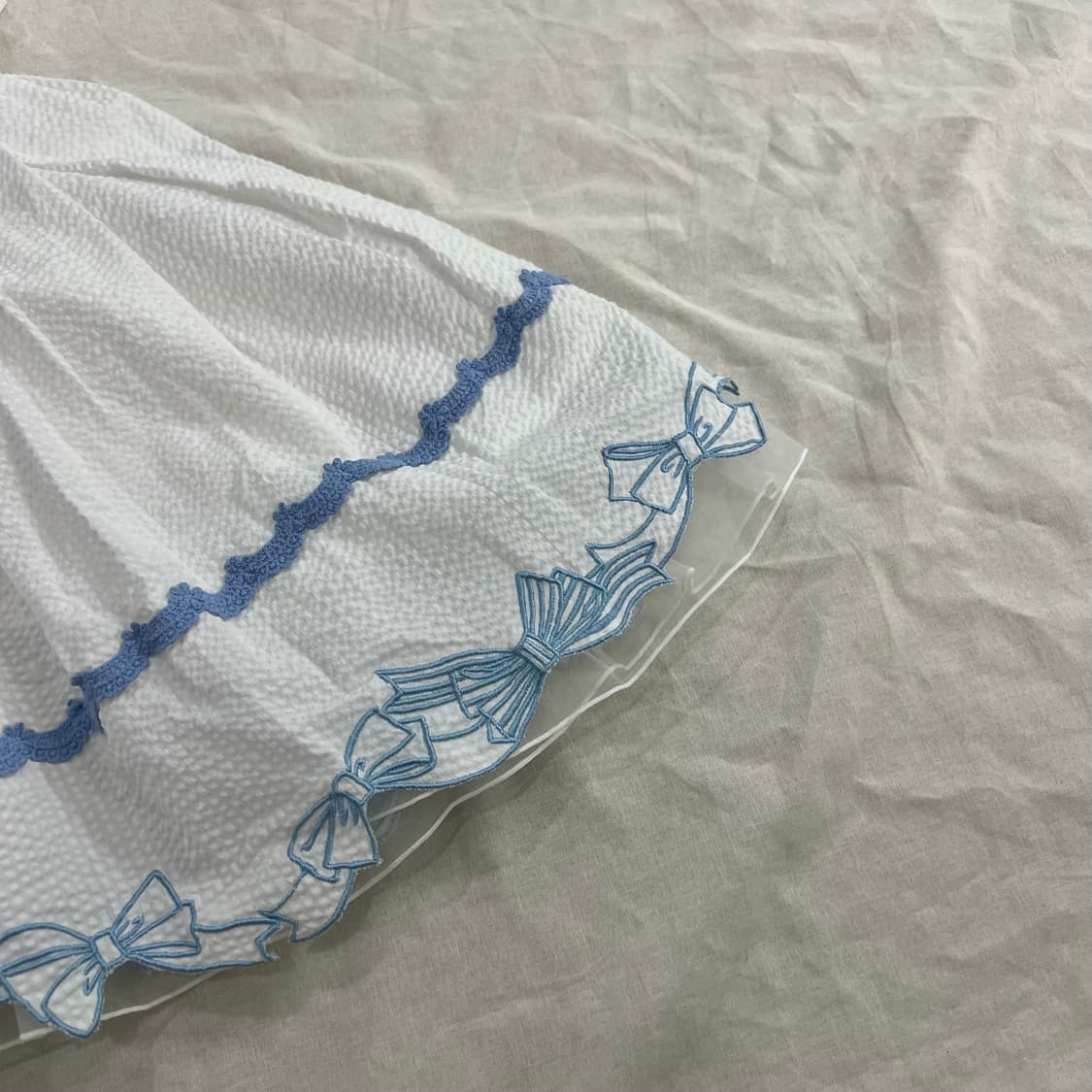 리즈리사 마린걸 리본 자수 멜빵 스커트 원피스 희귀매물 히메갸루 로리타 상품이미지2