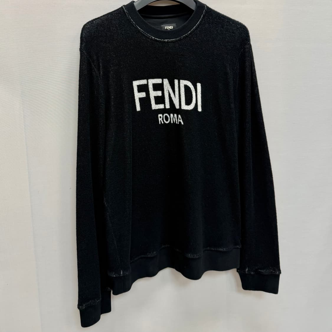 펜디 로고 테리 코튼 맨투맨 (100)  상품이미지2