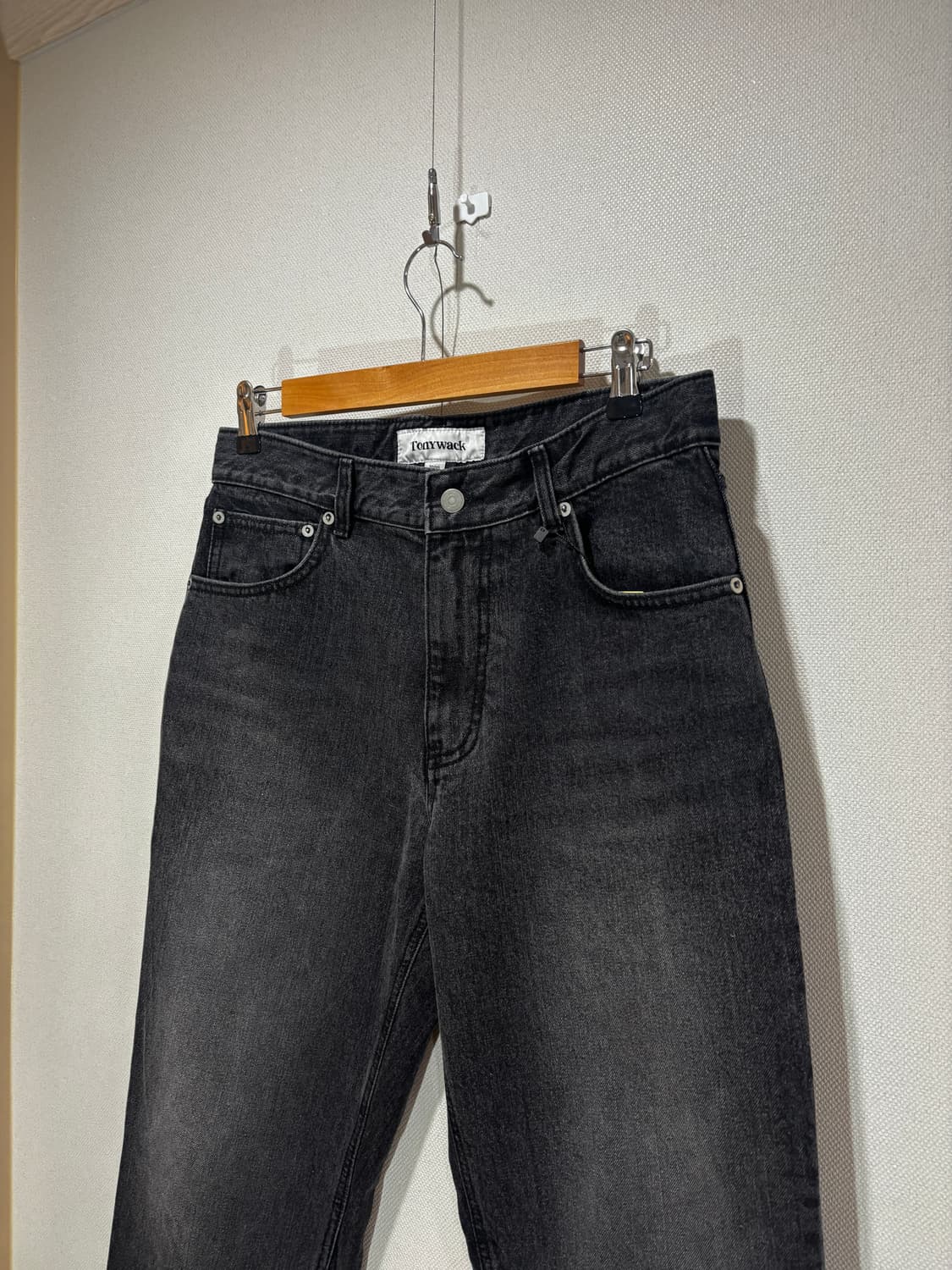 택포/S급) Tonywack 그레이 플레어드 레그 데님 진 상품이미지3