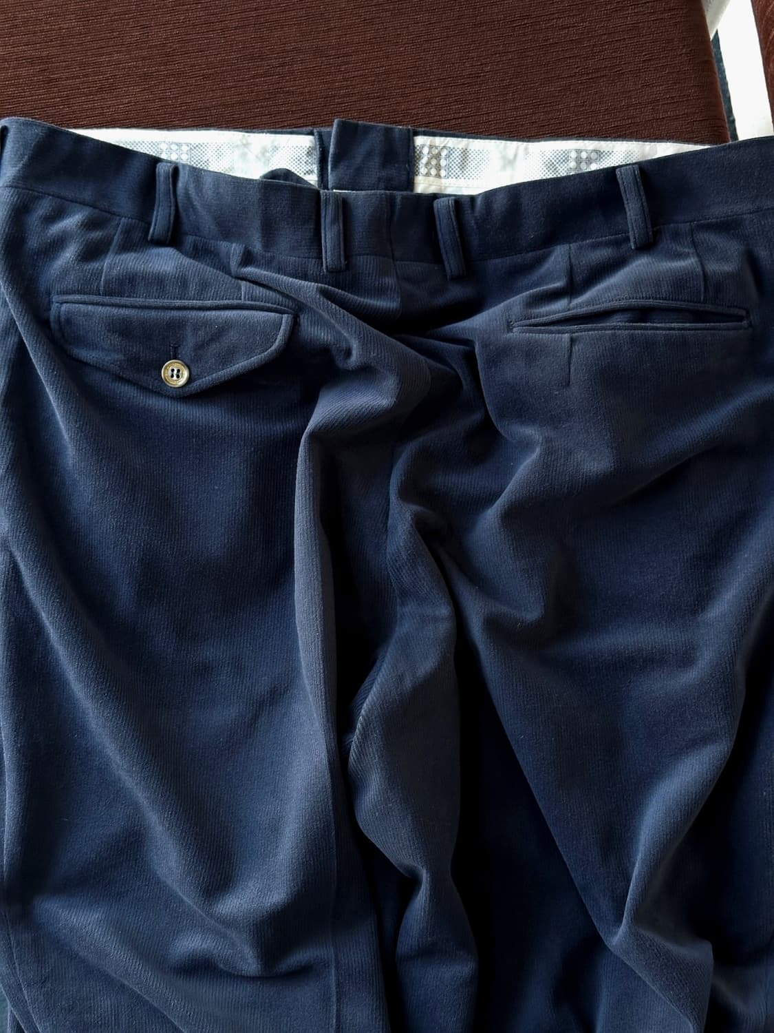 Cord design 2 tuck wide pants 상품이미지6