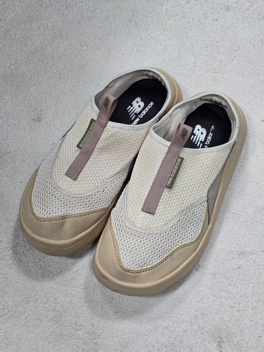 뉴발란스 CRV-T 뮬 스니커즈 베이지 280 상품이미지1